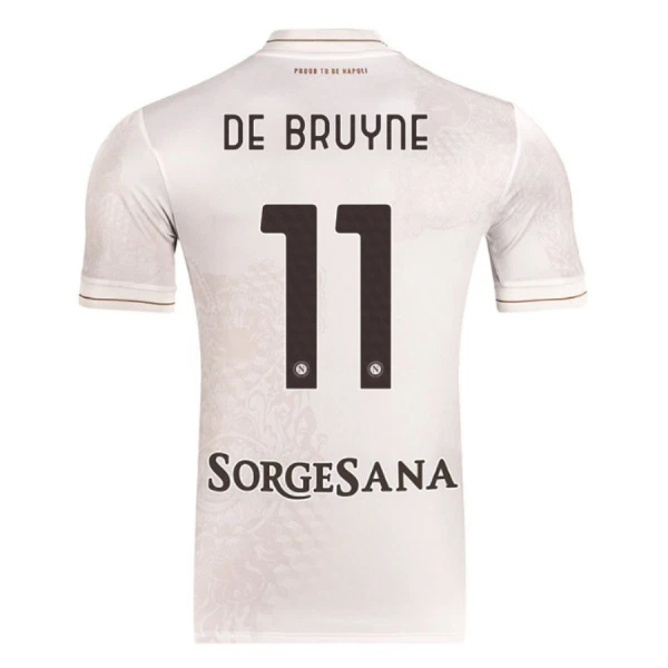 Fotbalové Dresy Napoli Kevin De Bruyne 11 Venkovní 2025-26 Fotbalové Dresy Napoli Kevin De Bruyne 11 Venkovní 2025-26
