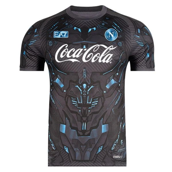 Fotbalové Dresy Napoli Pre-Match 2025-26 Černá Fotbalové Dresy Napoli Pre-Match 2025-26 Černá