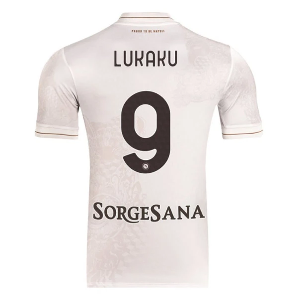Fotbalové Dresy Napoli Romelu Lukaku 9 Venkovní 2025-26 Fotbalové Dresy Napoli Romelu Lukaku 9 Venkovní 2025-26