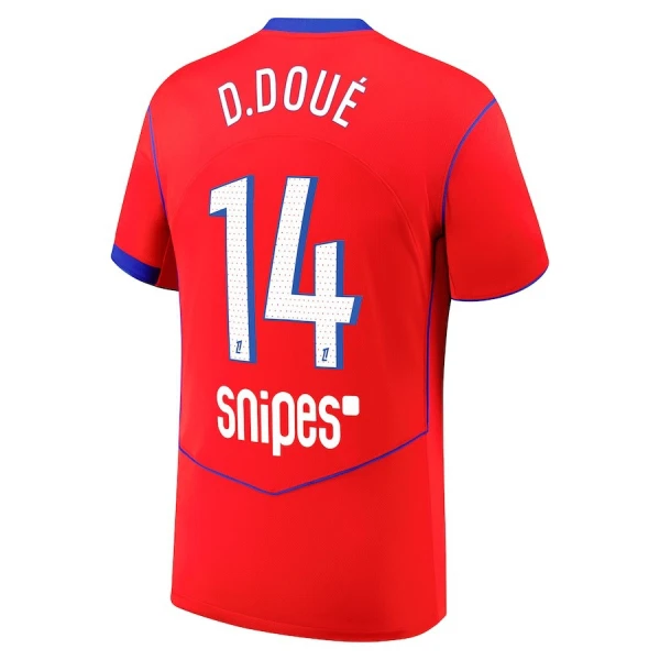 Fotbalové Dresy Paris Saint-Germain Desire Doue 14 Alternativní 2025-26 Fotbalové Dresy Paris Saint-Germain Desire Doue 14 Alternativní 2025-26