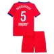 Fotbalové Dresy Paris Saint-Germain Marquinhos 5 Dětské Alternativní 2025-26 Fotbalové Dresy Paris Saint-Germain Marquinhos 5 Dětské Alternativní 2025-26