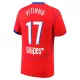Fotbalové Dresy Paris Saint-Germain Vitinha 17 Alternativní 2025-26 Fotbalové Dresy Paris Saint-Germain Vitinha 17 Alternativní 2025-26