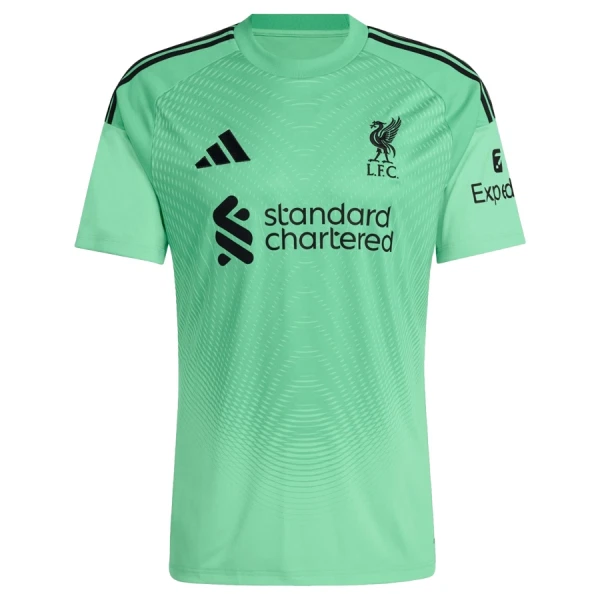 Brankářské Fotbalové Dresy Liverpool FC Alisson Becker 1 2025-26 Zelená