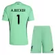 Brankářské Fotbalové Dresy Liverpool FC Alisson Becker 1 Dětské 2025-26 Zelená Brankářské Fotbalové Dresy Liverpool FC Alisson Becker 1 Dětské 2025-26 Zelená