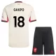 Fotbalové Dresy Liverpool FC Cody Gakpo 18 Dětské Venkovní 2025-26 Fotbalové Dresy Liverpool FC Cody Gakpo 18 Dětské Venkovní 2025-26
