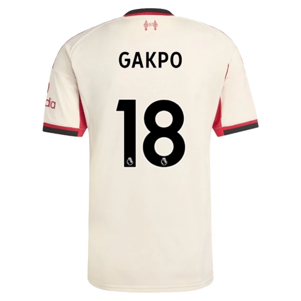 Fotbalové Dresy Liverpool FC Cody Gakpo 18 Venkovní 2025-26 Fotbalové Dresy Liverpool FC Cody Gakpo 18 Venkovní 2025-26