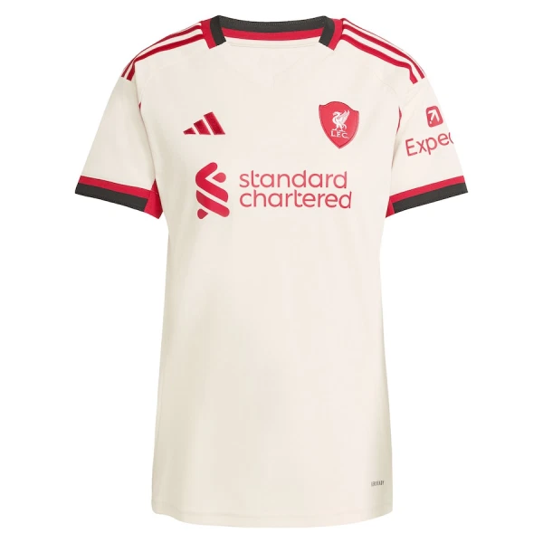 Fotbalové Dresy Liverpool FC Dámské Venkovní 2025-26 Fotbalové Dresy Liverpool FC Dámské Venkovní 2025-26