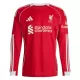 Fotbalové Dresy Liverpool FC Dětské Domácí 2025-26 Dlouhý Rukáv