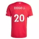 Fotbalové Dresy Liverpool FC Diogo Jota 20 Domácí 2025-26 Fotbalové Dresy Liverpool FC Diogo Jota 20 Domácí 2025-26