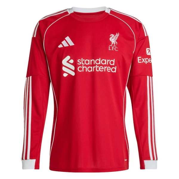 Fotbalové Dresy Liverpool FC Domácí 2025-26 Dlouhý Rukáv Fotbalové Dresy Liverpool FC Domácí 2025-26 Dlouhý Rukáv