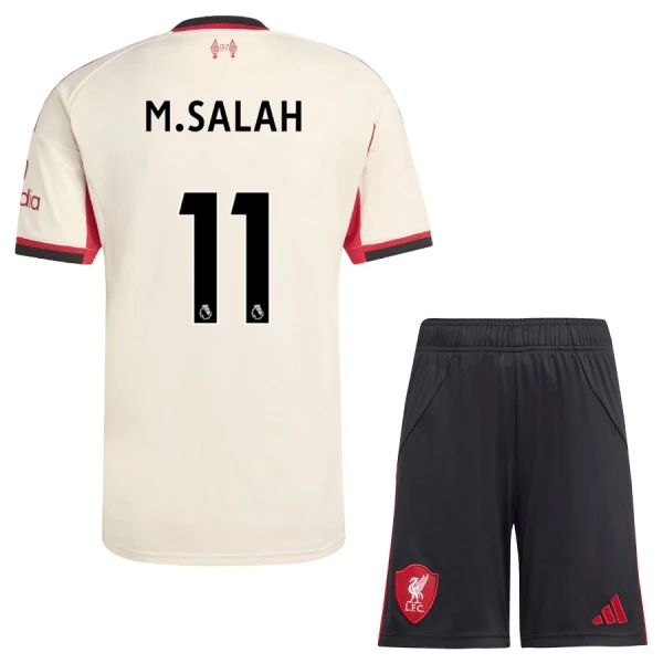 Fotbalové Dresy Liverpool FC Mohamed Salah 11 Dětské Venkovní 2025-26 Fotbalové Dresy Liverpool FC Mohamed Salah 11 Dětské Venkovní 2025-26