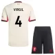Fotbalové Dresy Liverpool FC Virgil van Dijk 4 Dětské Venkovní 2025-26 Fotbalové Dresy Liverpool FC Virgil van Dijk 4 Dětské Venkovní 2025-26