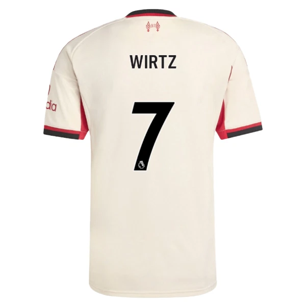 Fotbalové Dresy Liverpool FC Wirtz 7 Venkovní 2025-26 Fotbalové Dresy Liverpool FC Wirtz 7 Venkovní 2025-26