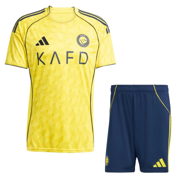Fotbalové Dresy Al-Nassr FC Dětské Domácí 2025-26 Fotbalové Dresy Al-Nassr FC Dětské Domácí 2025-26