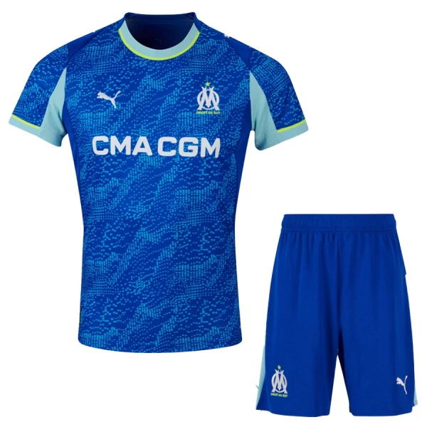 Fotbalové Dresy Olympique de Marseille Dětské Alternativní 2025-26 Fotbalové Dresy Olympique de Marseille Dětské Alternativní 2025-26