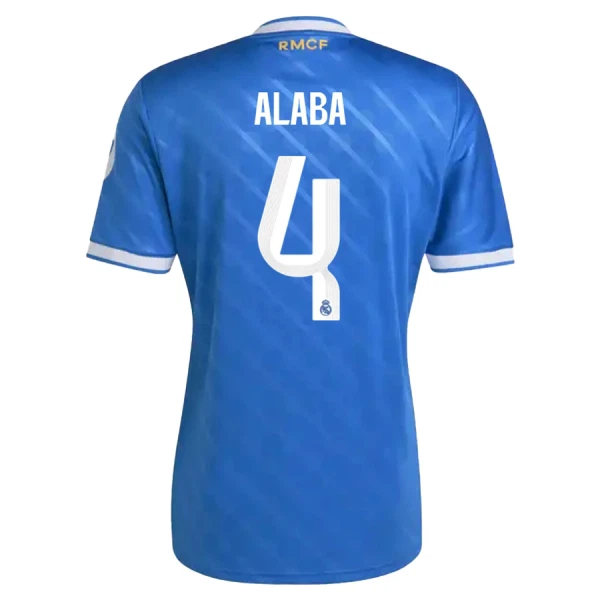 Fotbalové Dresy Real Madrid David Alaba 4 Alternativní 2025-26 Fotbalové Dresy Real Madrid David Alaba 4 Alternativní 2025-26