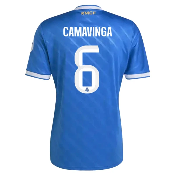 Fotbalové Dresy Real Madrid Eduardo Camavinga 6 Alternativní 2025-26 Fotbalové Dresy Real Madrid Eduardo Camavinga 6 Alternativní 2025-26