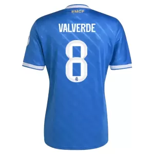 Fotbalové Dresy Real Madrid Federico Valverde 8 Alternativní 2025-26 Fotbalové Dresy Real Madrid Federico Valverde 8 Alternativní 2025-26