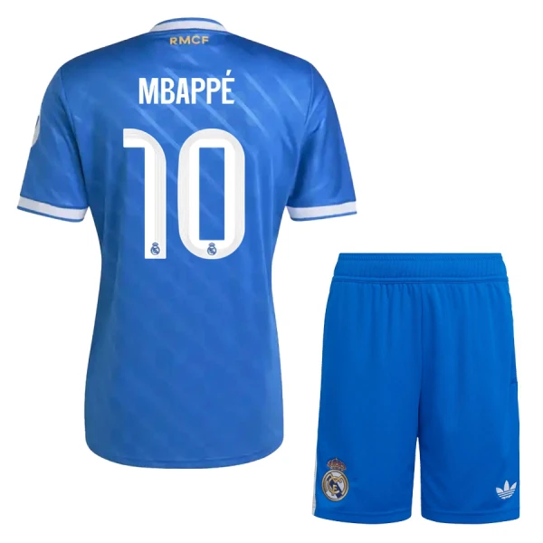 Fotbalové Dresy Real Madrid Kylian Mbappé 10 Dětské Alternativní 2025-26 Fotbalové Dresy Real Madrid Kylian Mbappé 10 Dětské Alternativní 2025-26