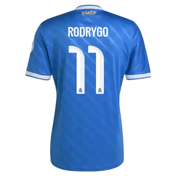 Fotbalové Dresy Real Madrid Rodrygo Goes 11 Alternativní 2025-26 Fotbalové Dresy Real Madrid Rodrygo Goes 11 Alternativní 2025-26