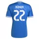 Fotbalové Dresy Real Madrid Rudiger 22 Alternativní 2025-26 Fotbalové Dresy Real Madrid Rudiger 22 Alternativní 2025-26