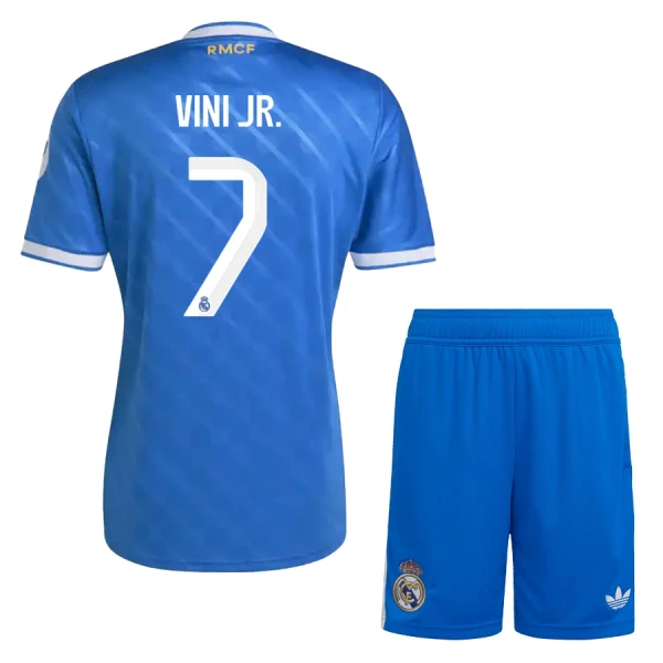 Fotbalové Dresy Real Madrid Vinicius Junior 7 Dětské Alternativní 2025-26 Fotbalové Dresy Real Madrid Vinicius Junior 7 Dětské Alternativní 2025-26