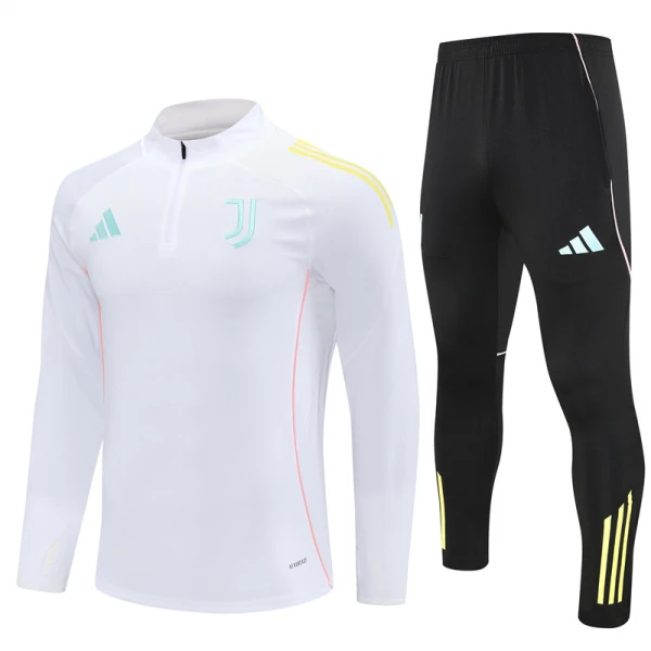 Juventus Tréninkové Teplákové Soupravy 2025-26 Bílá