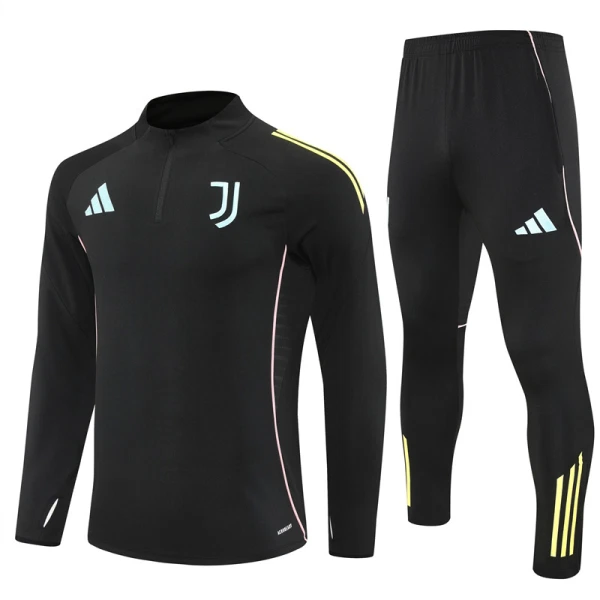 Juventus Tréninkové Teplákové Soupravy 2025-26 Černá