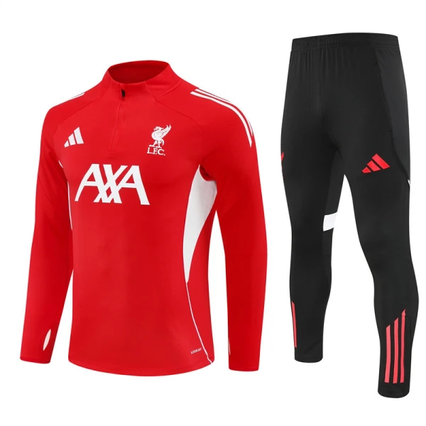 Liverpool FC Tréninkové Teplákové Soupravy 2025-26 Červená