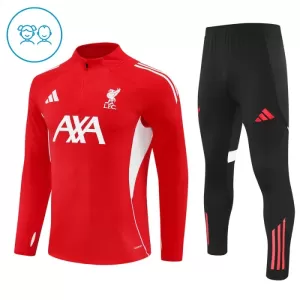 Liverpool FC Tréninkové Teplákové Soupravy Dětské 2025-26 Červená Liverpool FC Tréninkové Teplákové Soupravy Dětské 2025-26 Červená