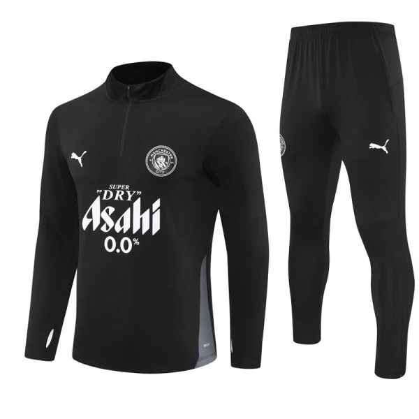 Manchester City Tréninkové Teplákové Soupravy 2025-26 Černá