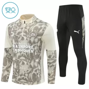 PSV Eindhoven Tréninkové Teplákové Soupravy Dětské 2025-26 Šedá PSV Eindhoven Tréninkové Teplákové Soupravy Dětské 2025-26 Šedá