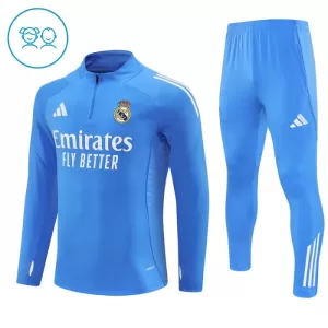 Real Madrid Tréninkové Teplákové Soupravy Dětské 2025-26 Modrá Real Madrid Tréninkové Teplákové Soupravy Dětské 2025-26 Modrá