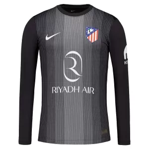 Brankářské Fotbalové Dresy Atlético Madrid 2025-26 Černá Dlouhý Rukáv Brankářské Fotbalové Dresy Atlético Madrid 2025-26 Černá Dlouhý Rukáv
