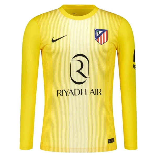 Brankářské Fotbalové Dresy Atlético Madrid Dětské 2025-26 Žlutá Dlouhý Rukáv