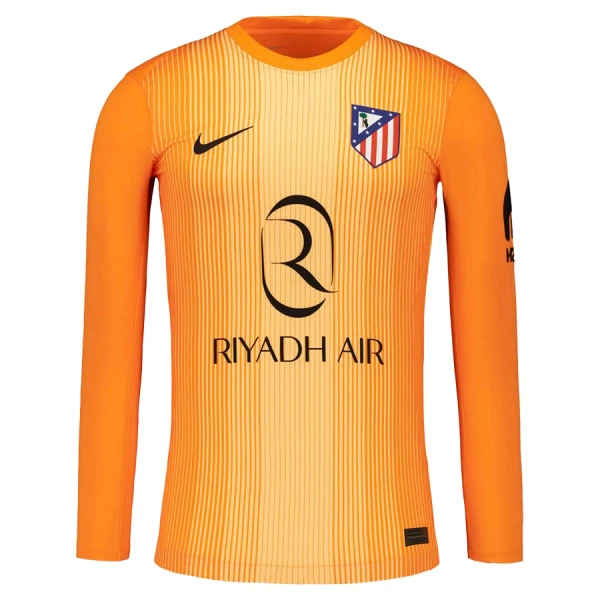 Brankářské Fotbalové Dresy Atlético Madrid Jan Oblak 13 2025-26 Oranžový Dlouhý Rukáv