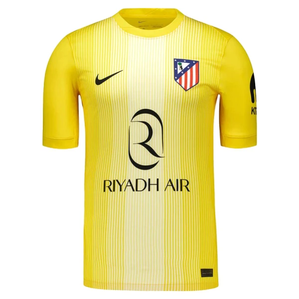 Brankářské Fotbalové Dresy Atlético Madrid Jan Oblak 13 Dětské 2025-26 Žlutá