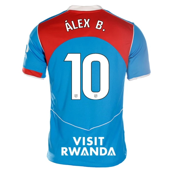 Fotbalové Dresy Atlético Madrid Alex B. 10 Alternativní 2025-26