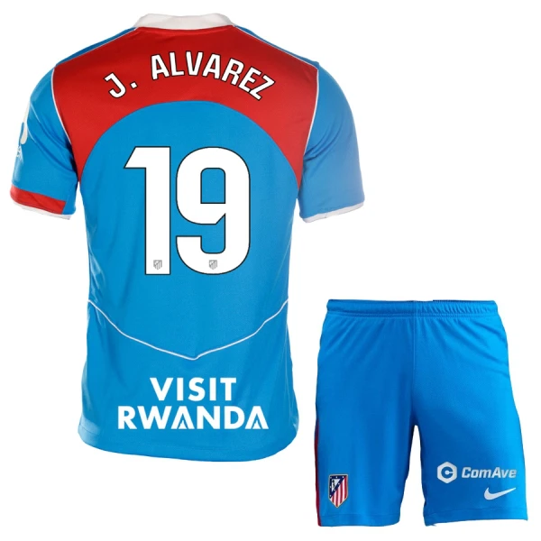 Fotbalové Dresy Atlético Madrid Julián Álvarez 19 Dětské Alternativní 2025-26