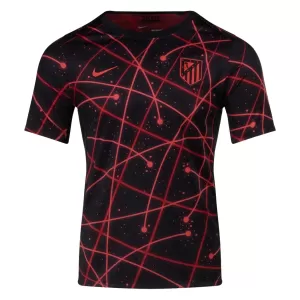 Fotbalové Dresy Atlético Madrid Pre-Match 2025-26 Černá Fotbalové Dresy Atlético Madrid Pre-Match 2025-26 Černá