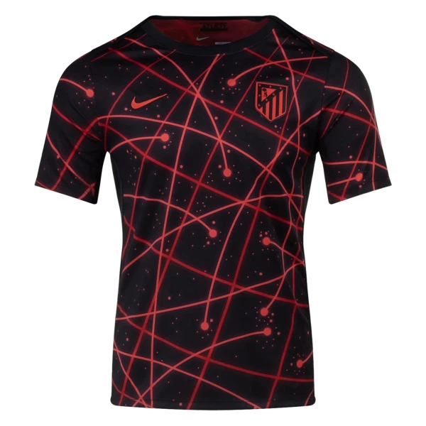 Fotbalové Dresy Atlético Madrid Pre-Match 2025-26 Černá