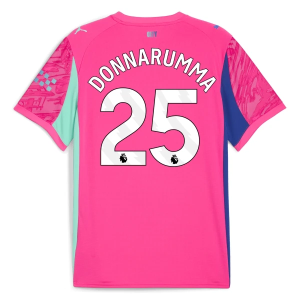 Brankářské Fotbalové Dresy Manchester City Gianluigi Donnarumma 25 2025-26 Růžová