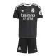 Brankářské Fotbalové Dresy Real Madrid Dětské 2025-26 Černá