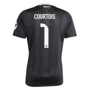 Brankářské Fotbalové Dresy Real Madrid Thibaut Courtois 1 2025-26 Černá