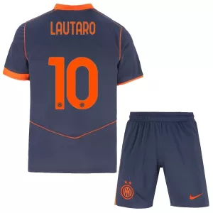 Fotbalové Dresy Inter Milán Lautaro Martínez 10 Dětské Alternativní 2025-26 Fotbalové Dresy Inter Milán Lautaro Martínez 10 Dětské Alternativní 2025-26