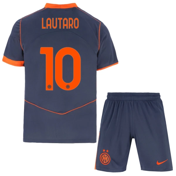 Fotbalové Dresy Inter Milán Lautaro Martínez 10 Dětské Alternativní 2025-26