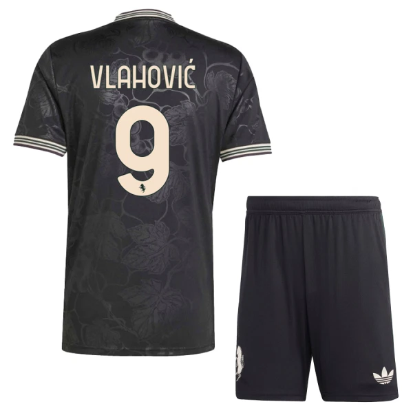 Fotbalové Dresy Juventus Vlahovic 9 Dětské Alternativní 2025-26