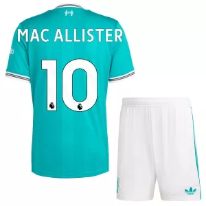 Fotbalové Dresy Liverpool FC Alexis Mac Allister 10 Dětské Alternativní 2025-26 Fotbalové Dresy Liverpool FC Alexis Mac Allister 10 Dětské Alternativní 2025-26