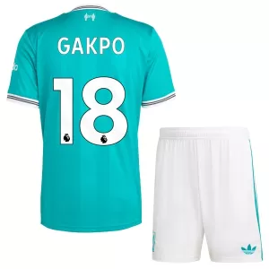 Fotbalové Dresy Liverpool FC Cody Gakpo 18 Dětské Alternativní 2025-26 Fotbalové Dresy Liverpool FC Cody Gakpo 18 Dětské Alternativní 2025-26