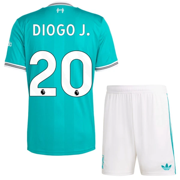Fotbalové Dresy Liverpool FC Diogo Jota 20 Dětské Alternativní 2025-26
